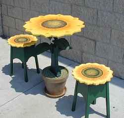 Outdoor Table/Stool Set